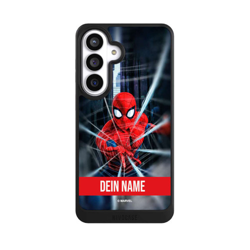 Samsung Galaxy S26+ NIVOcore Spiderman Webs in Action Personalisierbar