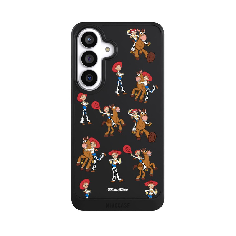 Galaxy S26+ NIVOcore Toy Story 5 Jessie Cowboy Pattern Transparent