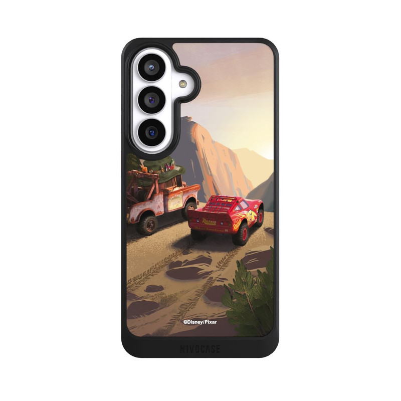 Galaxy S26+ NIVOcore Disney Pixar Cars Sunset Lightning McQueen and Mater