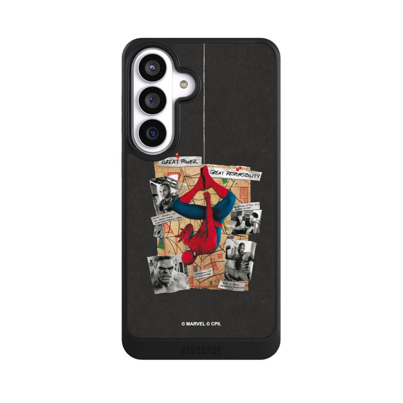 Galaxy S26+ NIVOcore Spider-Man Investigation Board