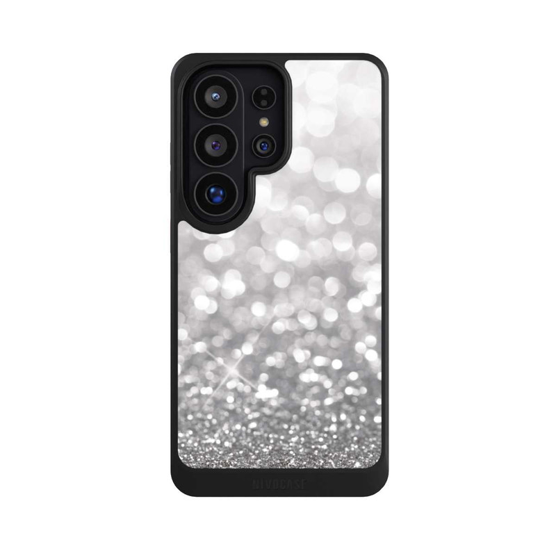 Galaxy S26 Ultra NIVOcore Pluie de Paillettes Argentées Look