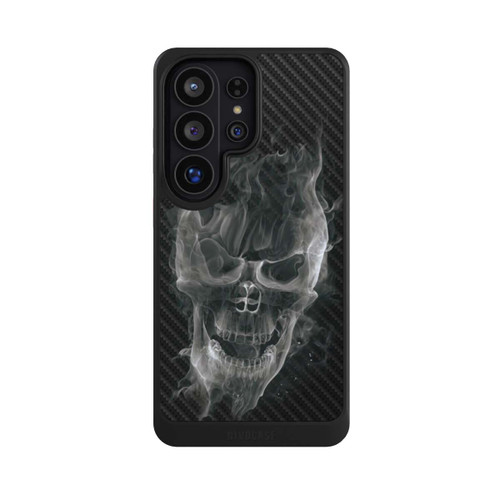 Samsung Galaxy S26 Ultra NIVOcore rauchender Totenkopf Carbon