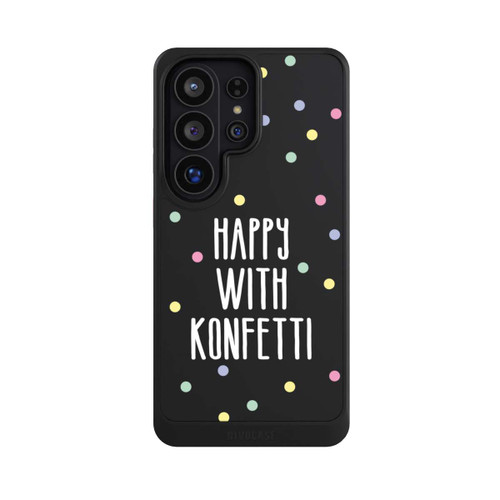 Samsung Galaxy S26 Ultra NIVOcore Happy with Konfetti White ohne Hintergrund