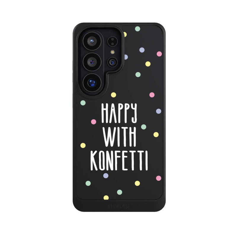 Galaxy S26 Ultra NIVOcore Happy with Konfetti White ohne Hintergrund