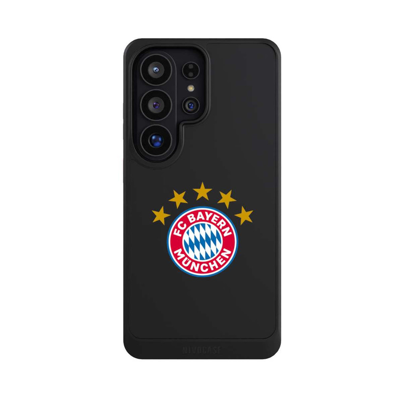 Galaxy S26 Ultra NIVOcore FCB Logo mit Sterne - ohne Hintergrund