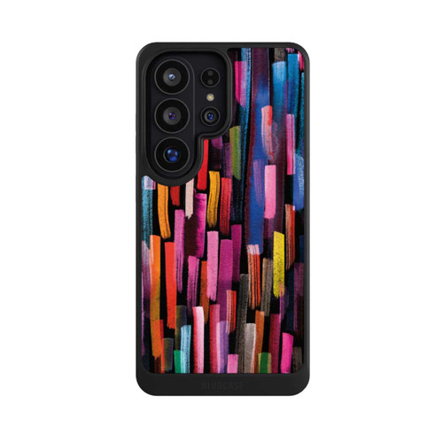 Samsung Galaxy S26 Ultra NIVOcore Bunte Pinselstriche schwarz