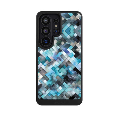 Samsung Galaxy S26 Ultra NIVOcore stimmungsvolles geometrisches Muster blau