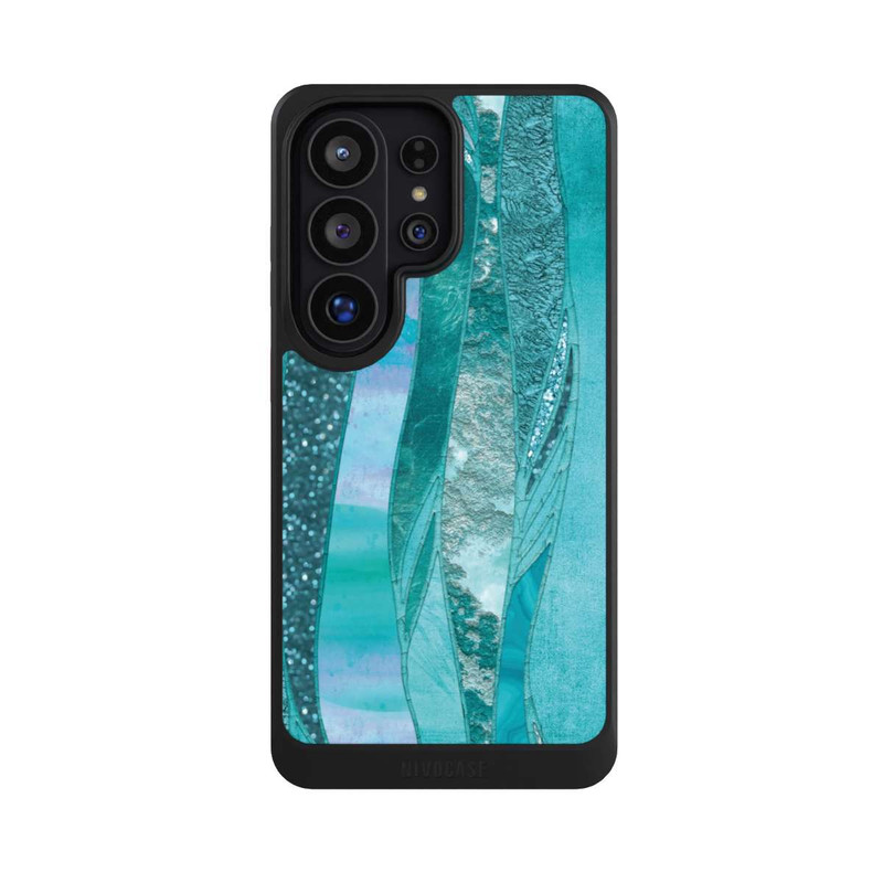 Galaxy S26 Ultra NIVOcore glamouröser Glitzerlook blau