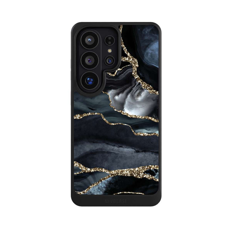 Galaxy S26 Ultra NIVOcore Dunkler Marmor Gold Glitzerlook