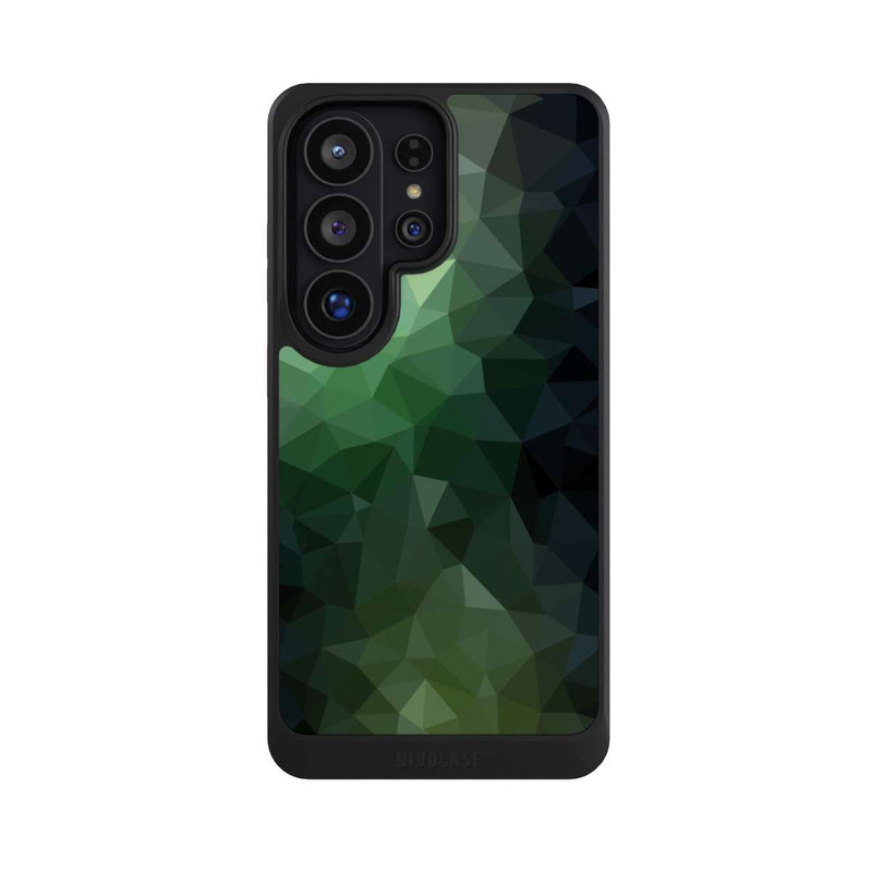 Galaxy S26 Ultra NIVOcore Polygonal Mosaic Green
