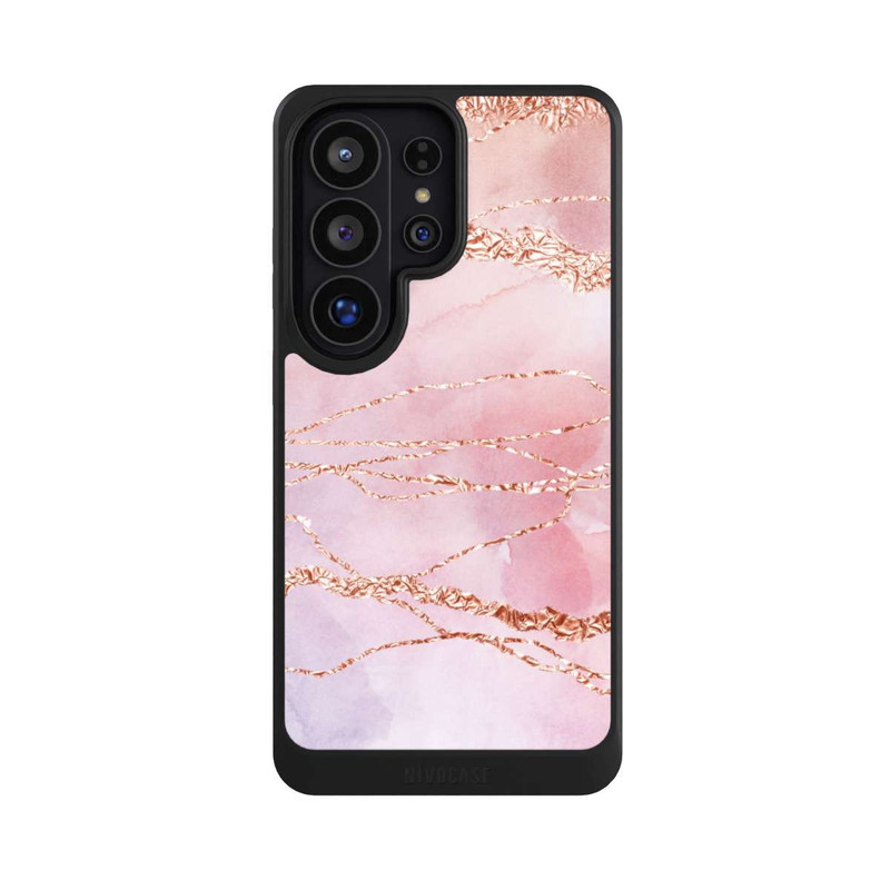 Galaxy S26 Ultra NIVOcore Marmor Girly Rose Look Pailleté