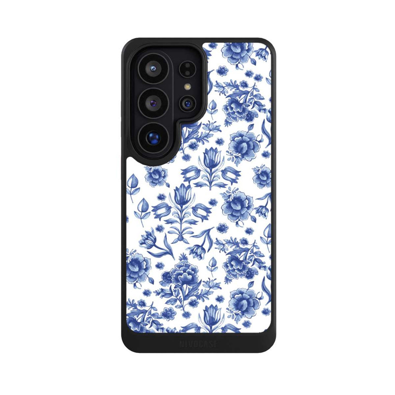 Galaxy S26 Ultra NIVOcore Blaues Blumenmuster