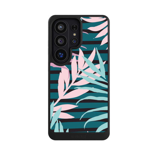 Samsung Galaxy S26 Ultra NIVOcore Pastell-Dschungelblätter rosa blaugrün