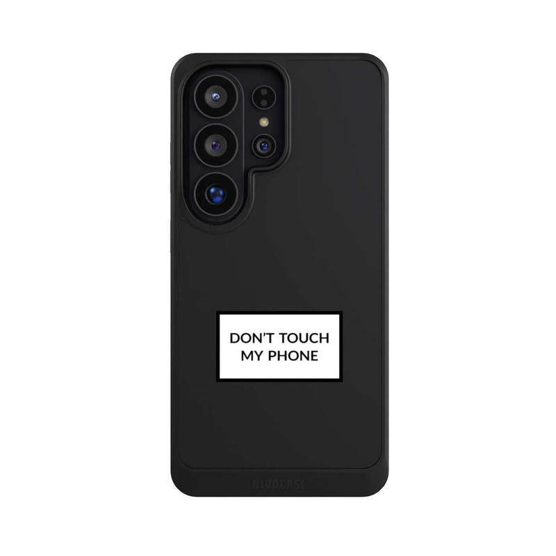 Galaxy S26 Ultra NIVOcore Do Not Touch My Phone Transparent