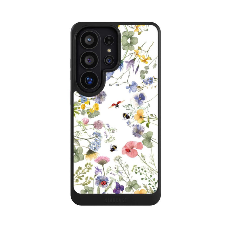 Galaxy S26 Ultra NIVOcore Bunte Frühlingsblumen und Bienen