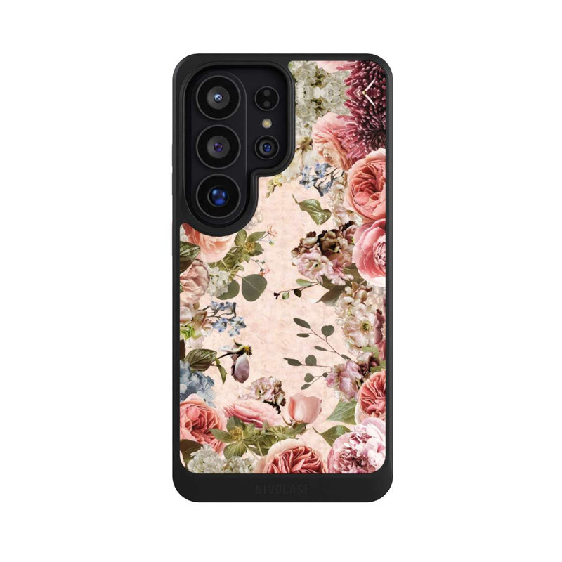 Galaxy S26 Ultra NIVOcore Flower Frame Peonies Pastel