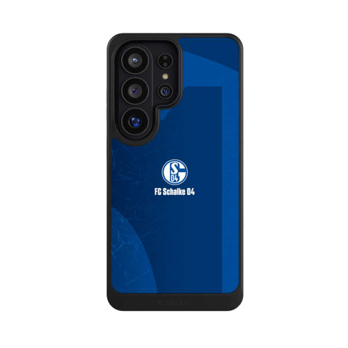 Samsung Galaxy S26 Ultra NIVOcore Schalke 04 Blauer Hintergrund Mit Logo