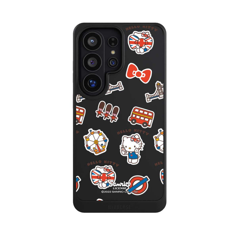 Galaxy S26 Ultra NIVOcore Hello Kitty Londoner Abzeichen Transparent