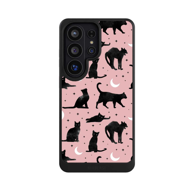 Galaxy S26 Ultra NIVOcore Lune & Chats Fond Rose