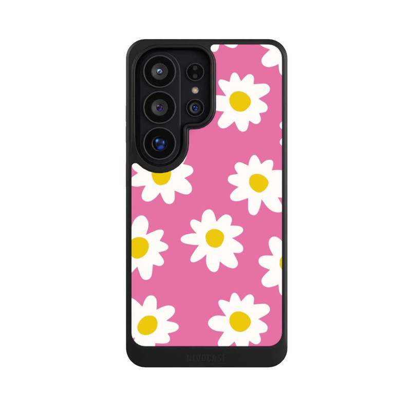 Galaxy S26 Ultra NIVOcore Gänseblümchenmuster rosa