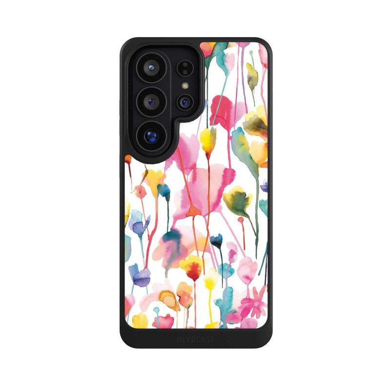 Galaxy S26 Ultra NIVOcore Aquarell Wildblumen bunt