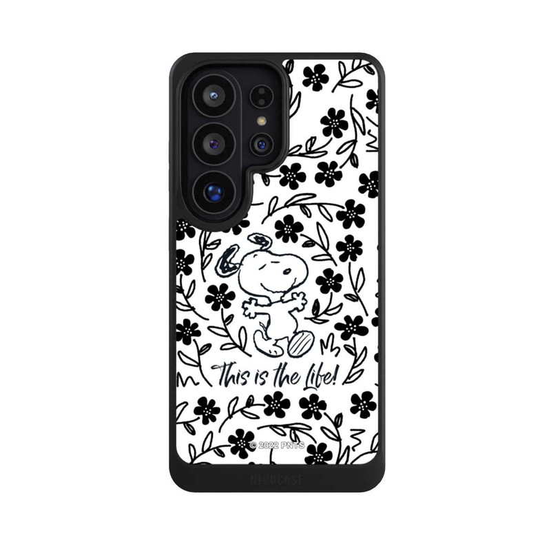 Galaxy S26 Ultra NIVOcore Snoopy schwarz und weiß This Is The Life