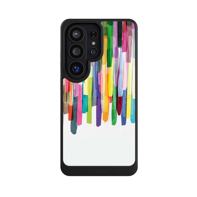 Galaxy S26 Ultra NIVOcore Bunte Streifen Weißer Hintergrund