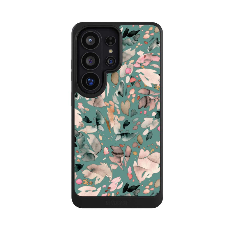 Galaxy S26 Ultra NIVOcore Abstrakte Blumenblätter grün