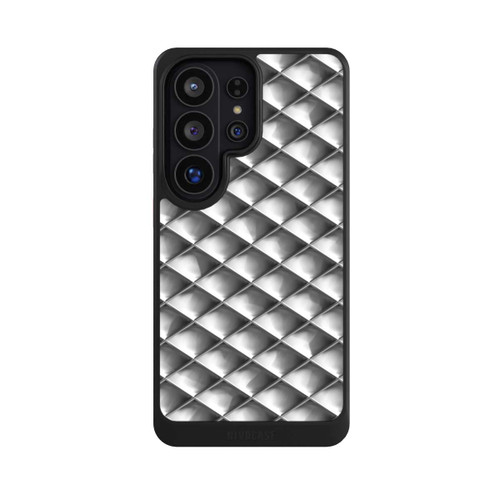 Samsung Galaxy S26 Ultra NIVOcore Glamour Silver Squares
