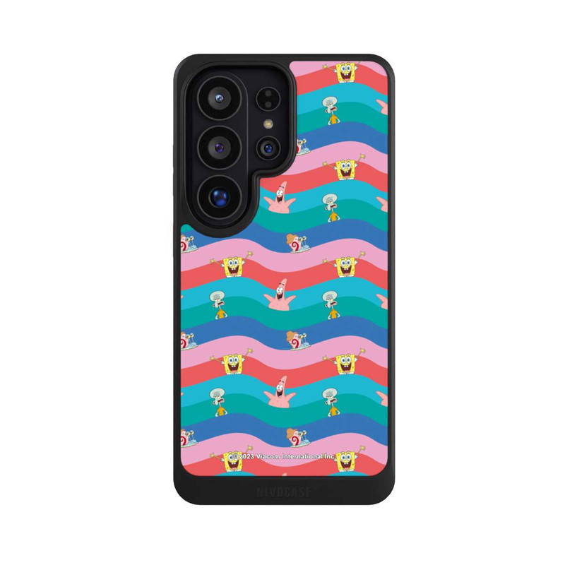 Galaxy S26 Ultra NIVOcore Spongebob Freunde Bunte Wellen