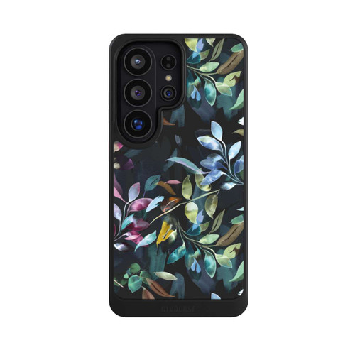 Samsung Galaxy S26 Ultra NIVOcore Watercolor Mystic Leaves Black