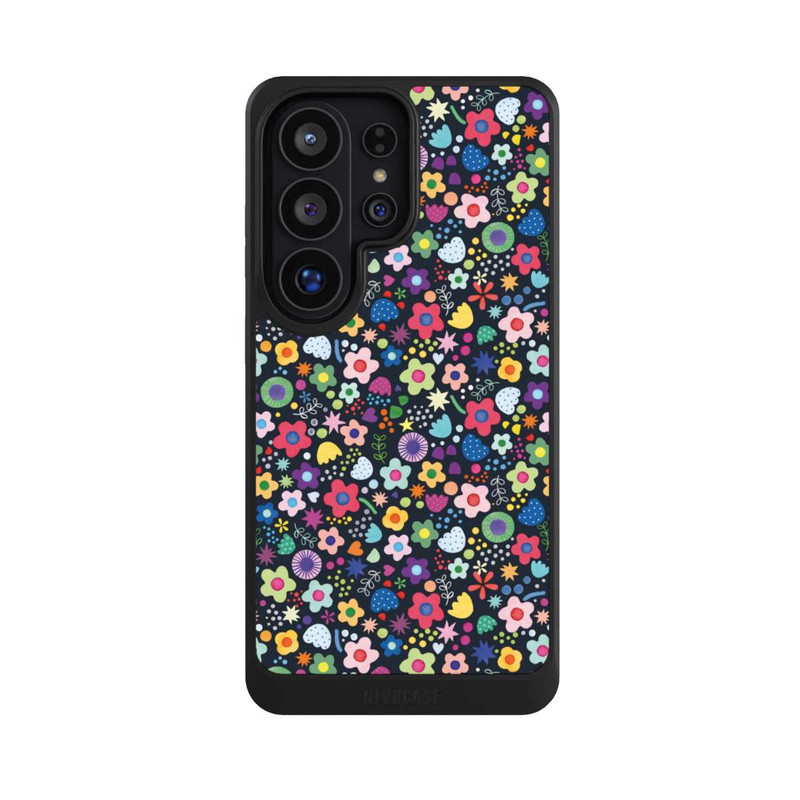 Galaxy S26 Ultra NIVOcore Psychedelic Flowers Multi Black