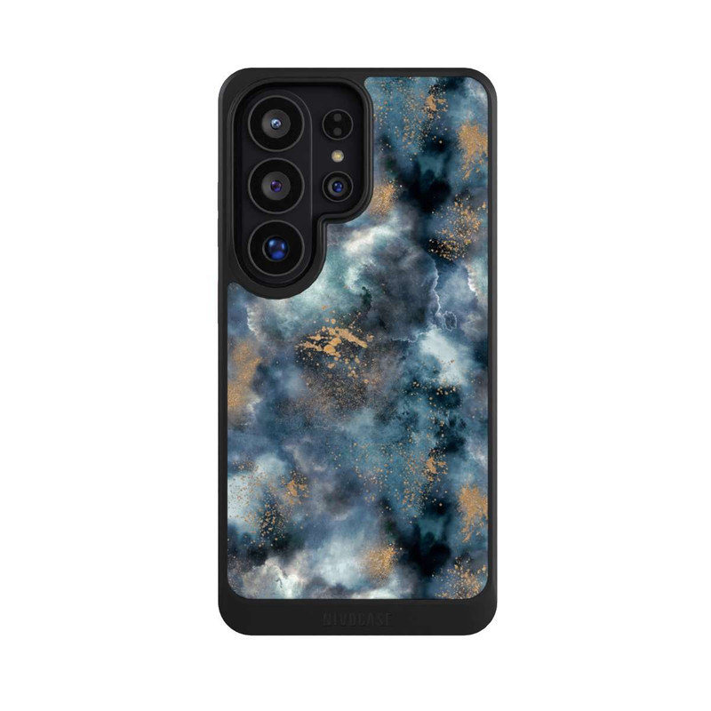 Galaxy S26 Ultra NIVOcore Smoky Marble Watercolor Navy