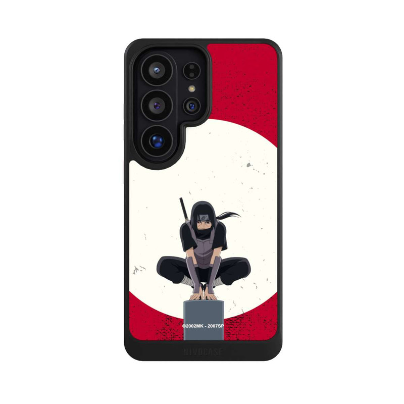Galaxy S26 Ultra NIVOcore Itachi Uchiha Symbol Roter Hintergrund