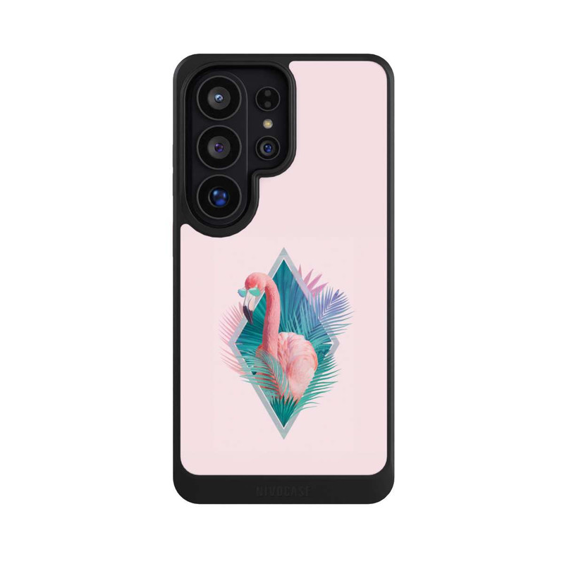 Galaxy S26 Ultra NIVOcore Tropical Leaves Flamingo