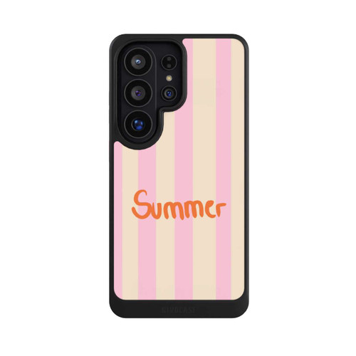 Samsung Galaxy S26 Ultra NIVOcore Summer- Rosa und Orange Streifen Hintergrund