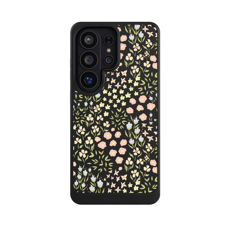 Galaxy S26 Ultra NIVOcore Blumenmuster Pastell Transparent