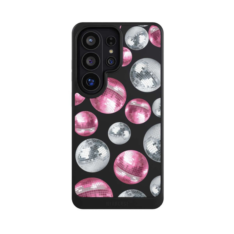 Galaxy S26 Ultra NIVOcore Discokugel Show Pink Transparent