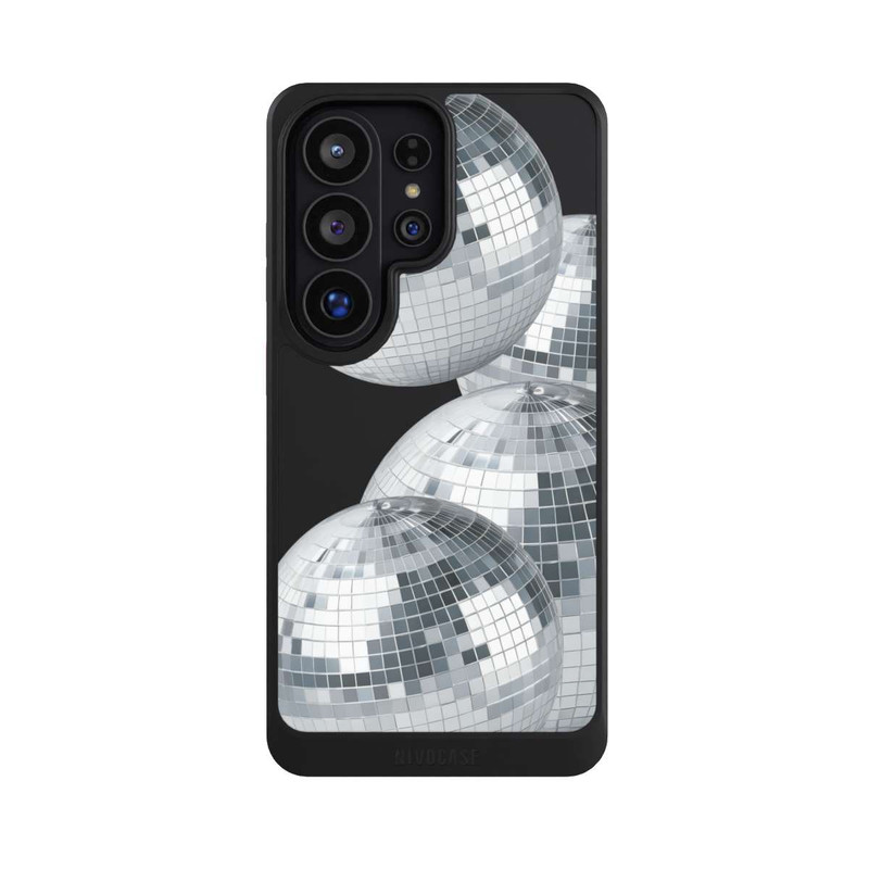 Galaxy S26 Ultra NIVOcore Discokugel Party Silver Transparent mit KI