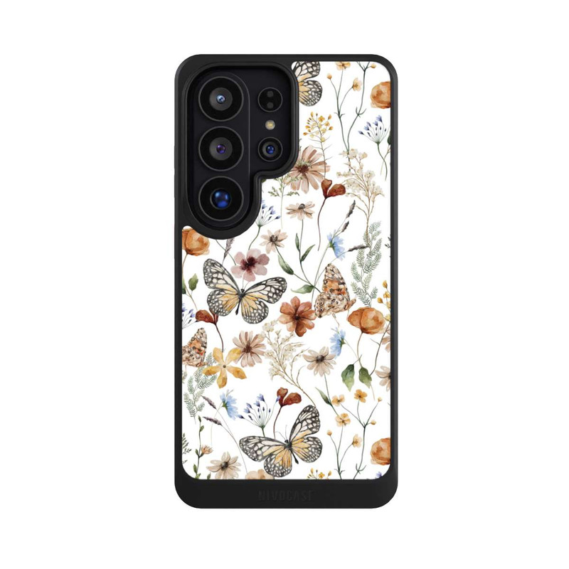 Galaxy S26 Ultra NIVOcore Wildflowers and Butterflies Pattern