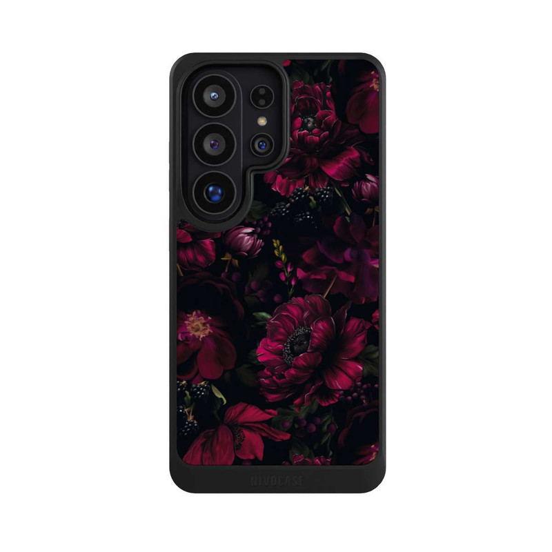 Galaxy S26 Ultra NIVOcore Dunkle Rote Blumen Liebe