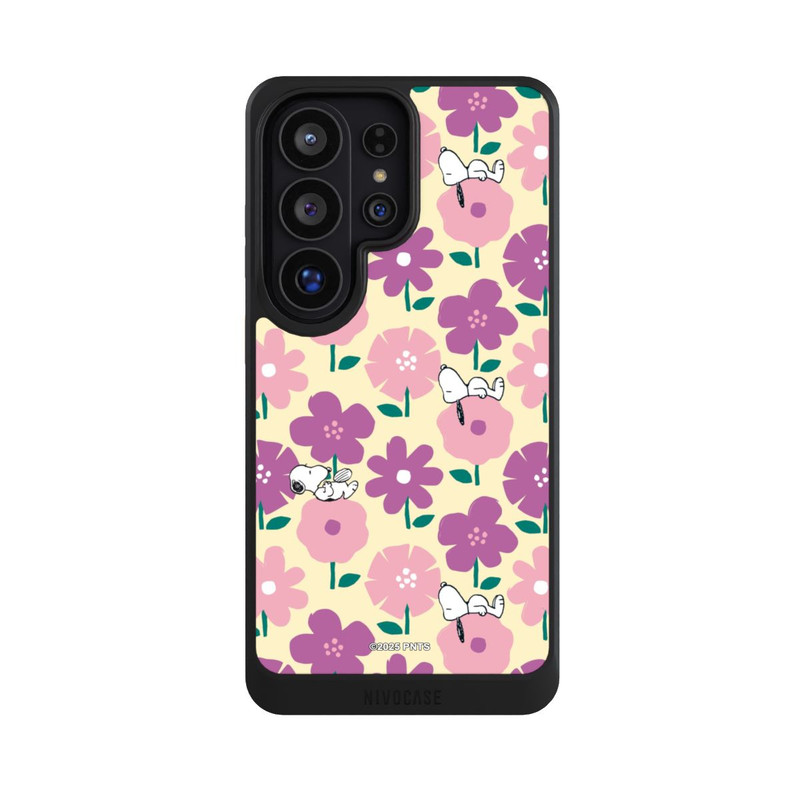 Galaxy S26 Ultra NIVOcore Peanuts Flower Pattern Yellow