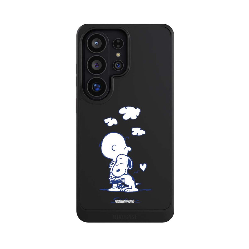 Galaxy S26 Ultra NIVOcore Peanuts Charlie Brown Snoopy Hug Transparent