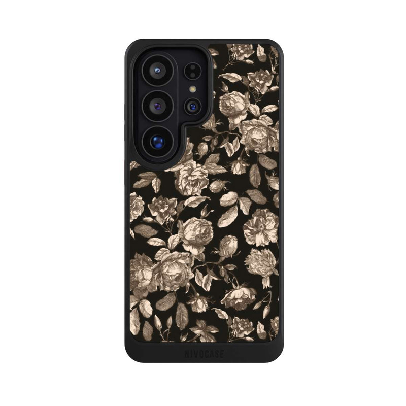 Galaxy S26 Ultra NIVOcore Toile fleurs foncées