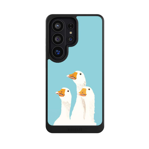 Samsung Galaxy S26 Ultra NIVOcore Three Geese Light Blue with AI