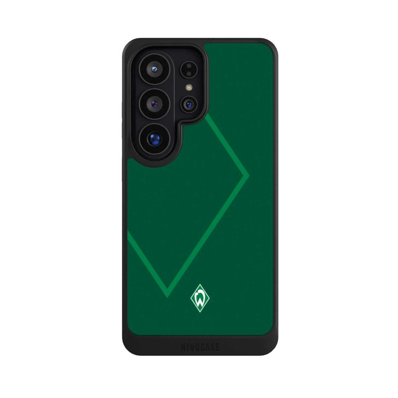 Galaxy S26 Ultra NIVOcore Werder Grün Rautenelement
