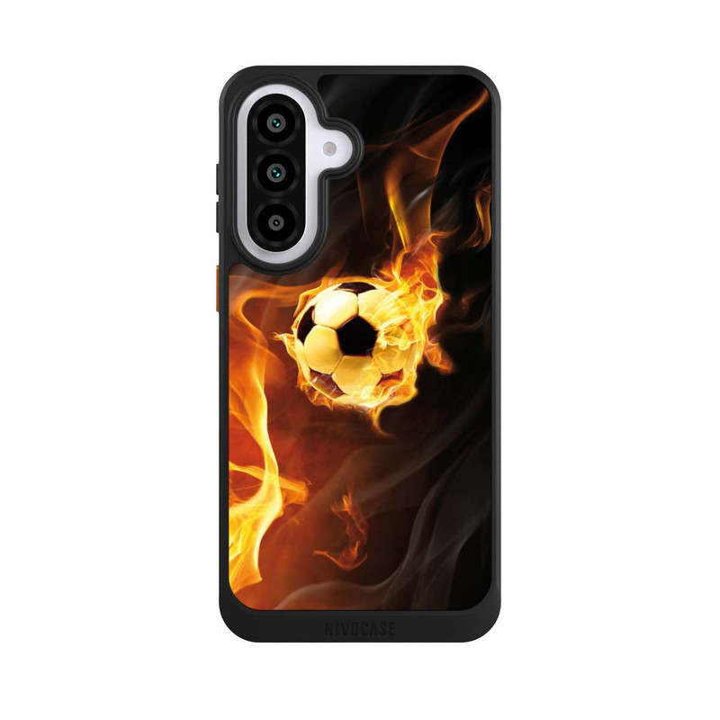 Galaxy A57 5G NIVOcore Fußball in Flammen