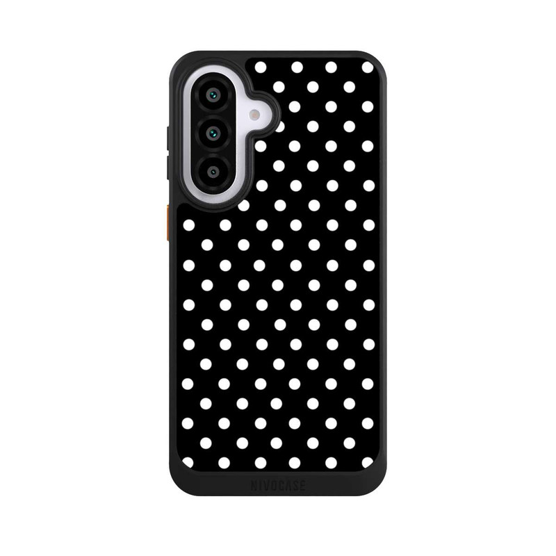 Galaxy A57 5G NIVOcore Confettis blancs sur fond noir
