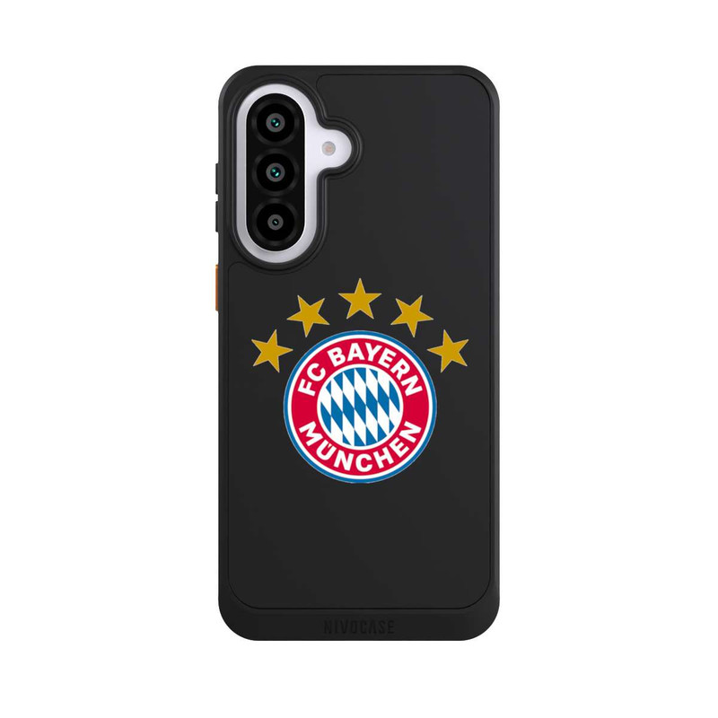 Galaxy A57 5G NIVOcore Logo FCB avec Étoiles - sans Fond