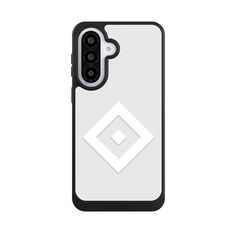 Galaxy A57 5G NIVOcore Rauten Logo auf HSV Grau
